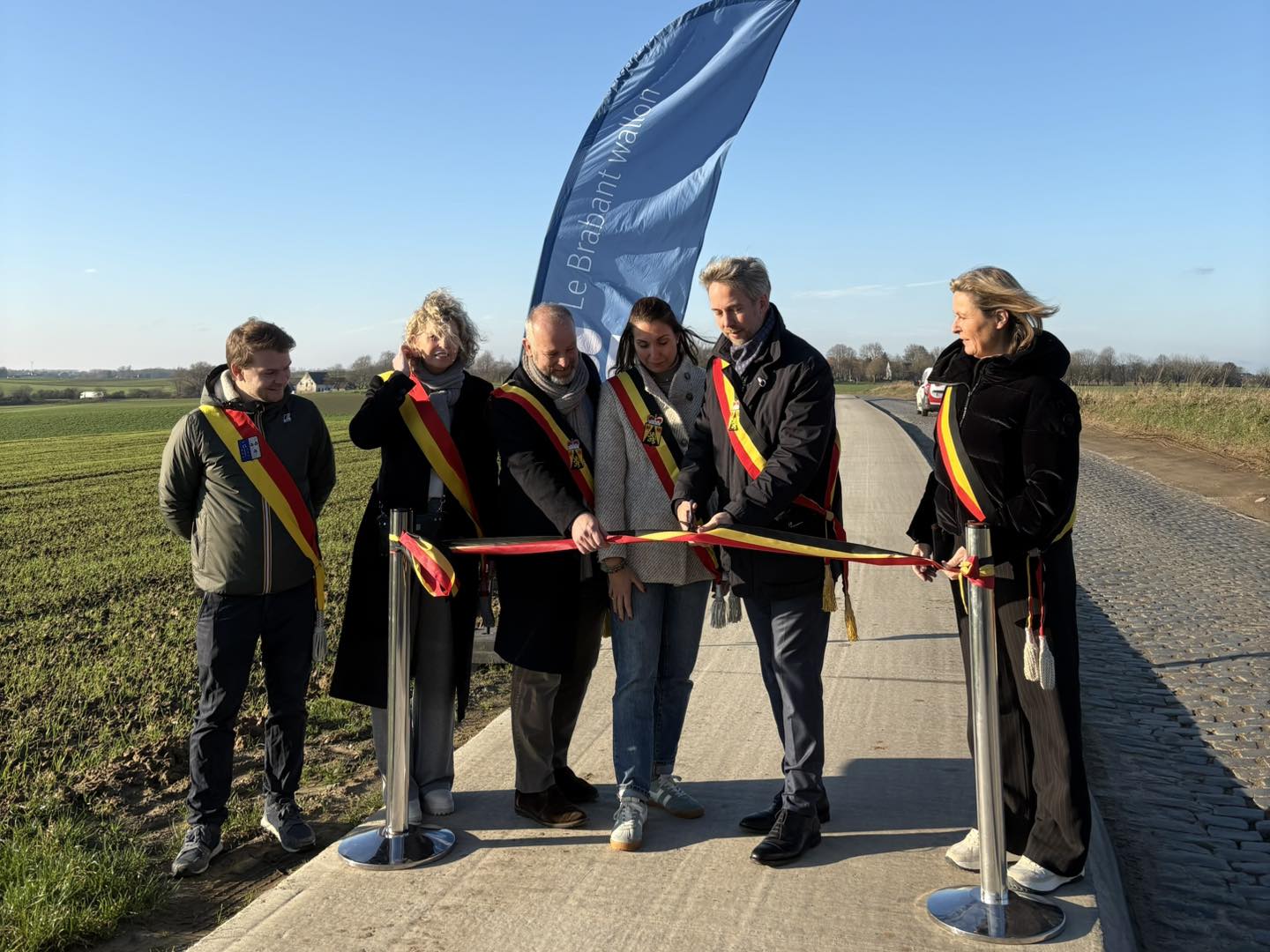 Read more about the article Inauguration d&rsquo;une nouvelle piste cyclable entre Lasne et Waterloo